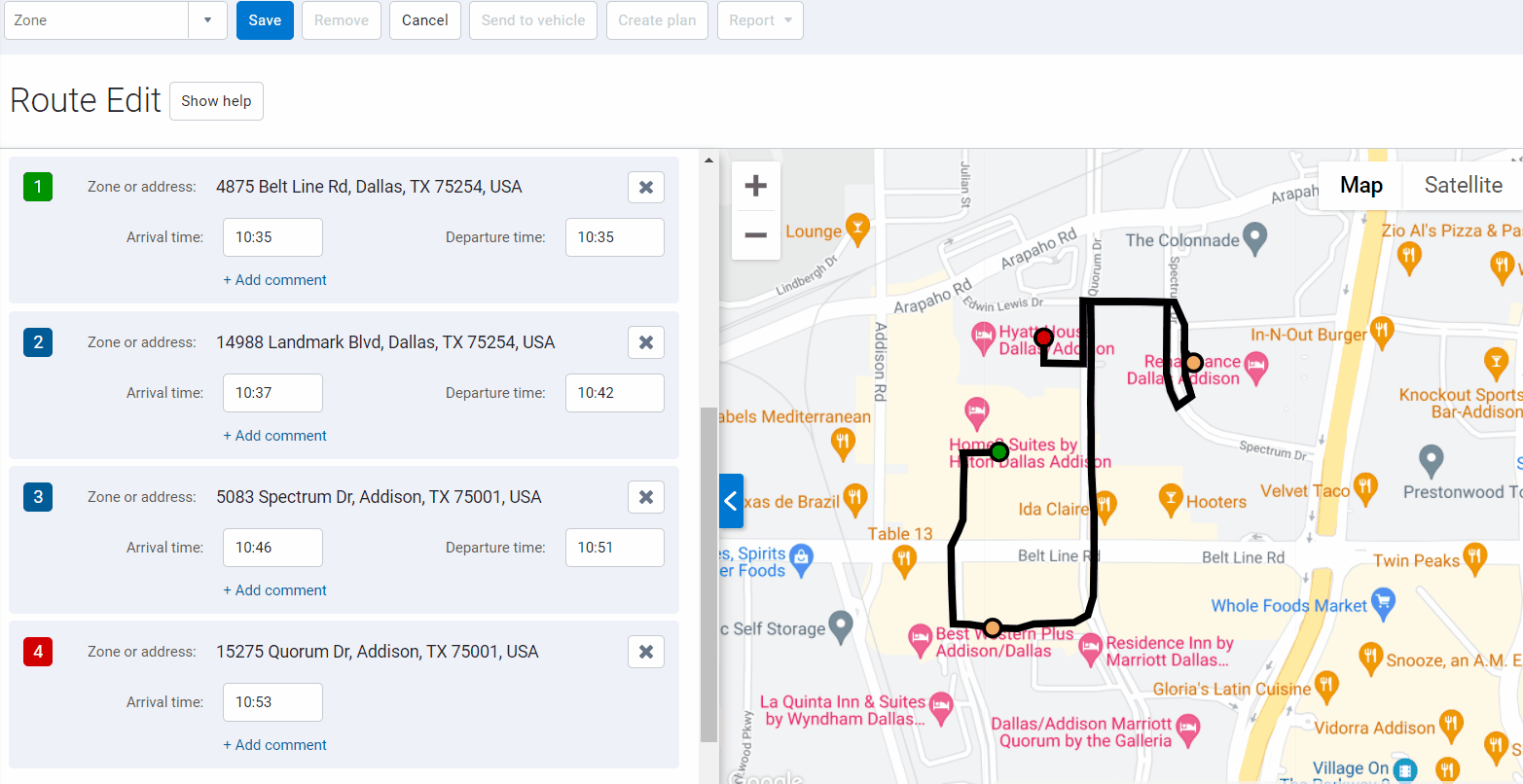 Redesigned Route Edit page (Feature Preview)