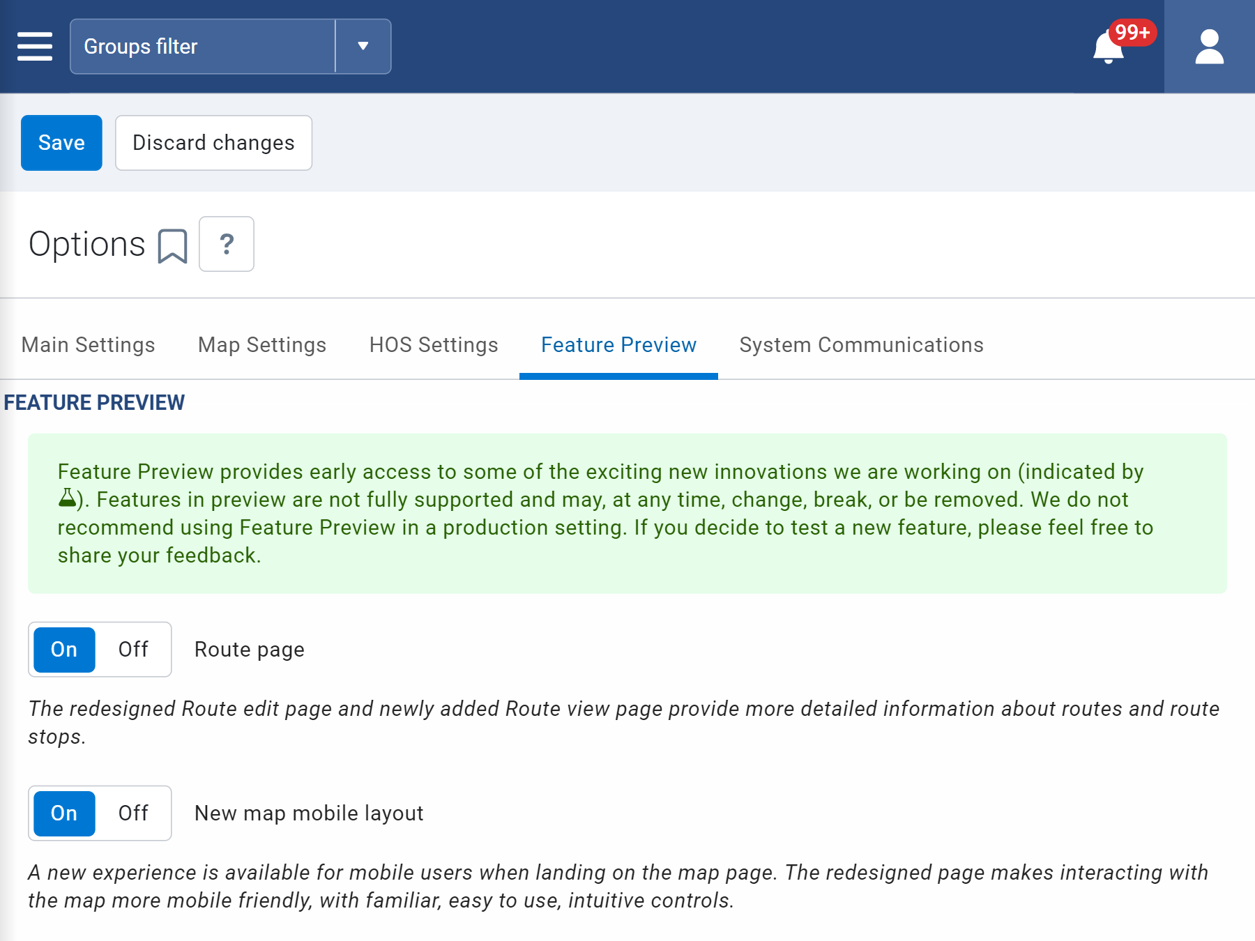 A new way to use Feature Preview
