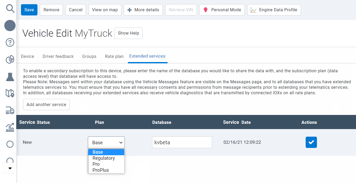 Vehicle Edit MyTruck