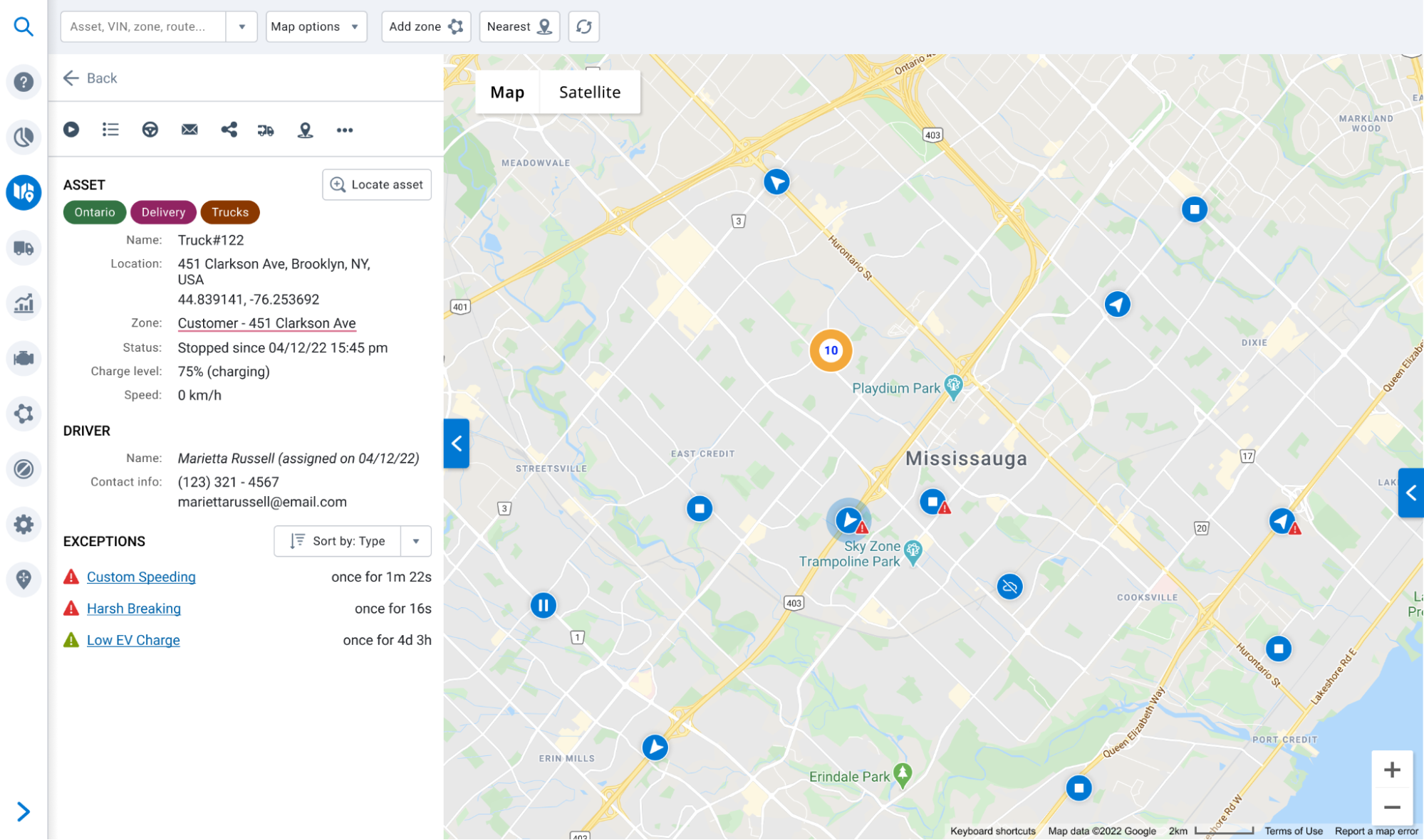 Find asset in MyGeotab