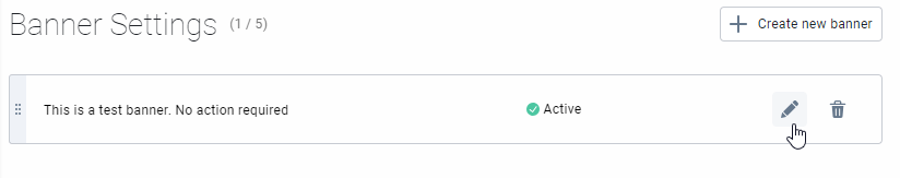 Cursor hovering over the edit button in banner settings