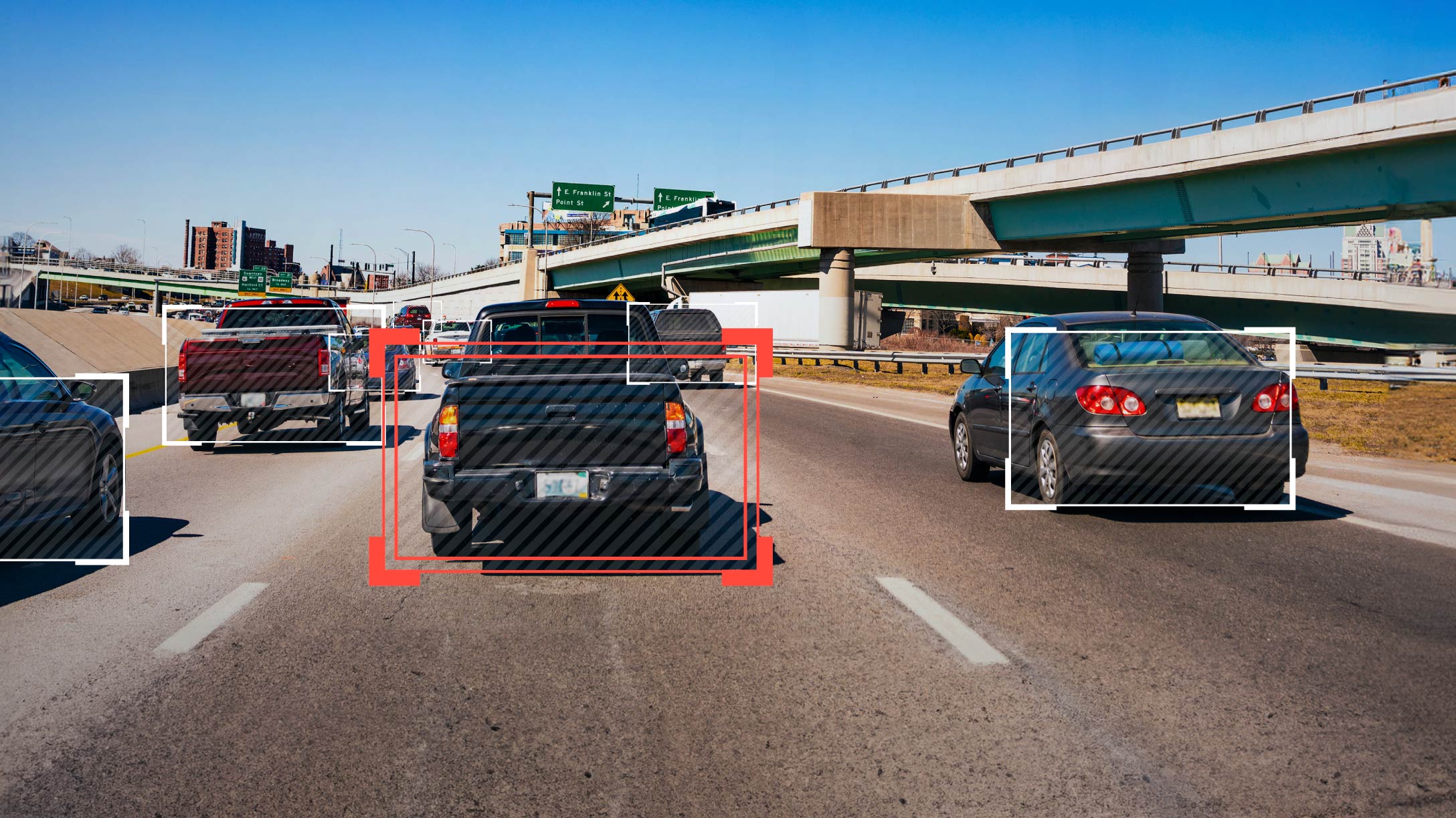 Dash cam front view image