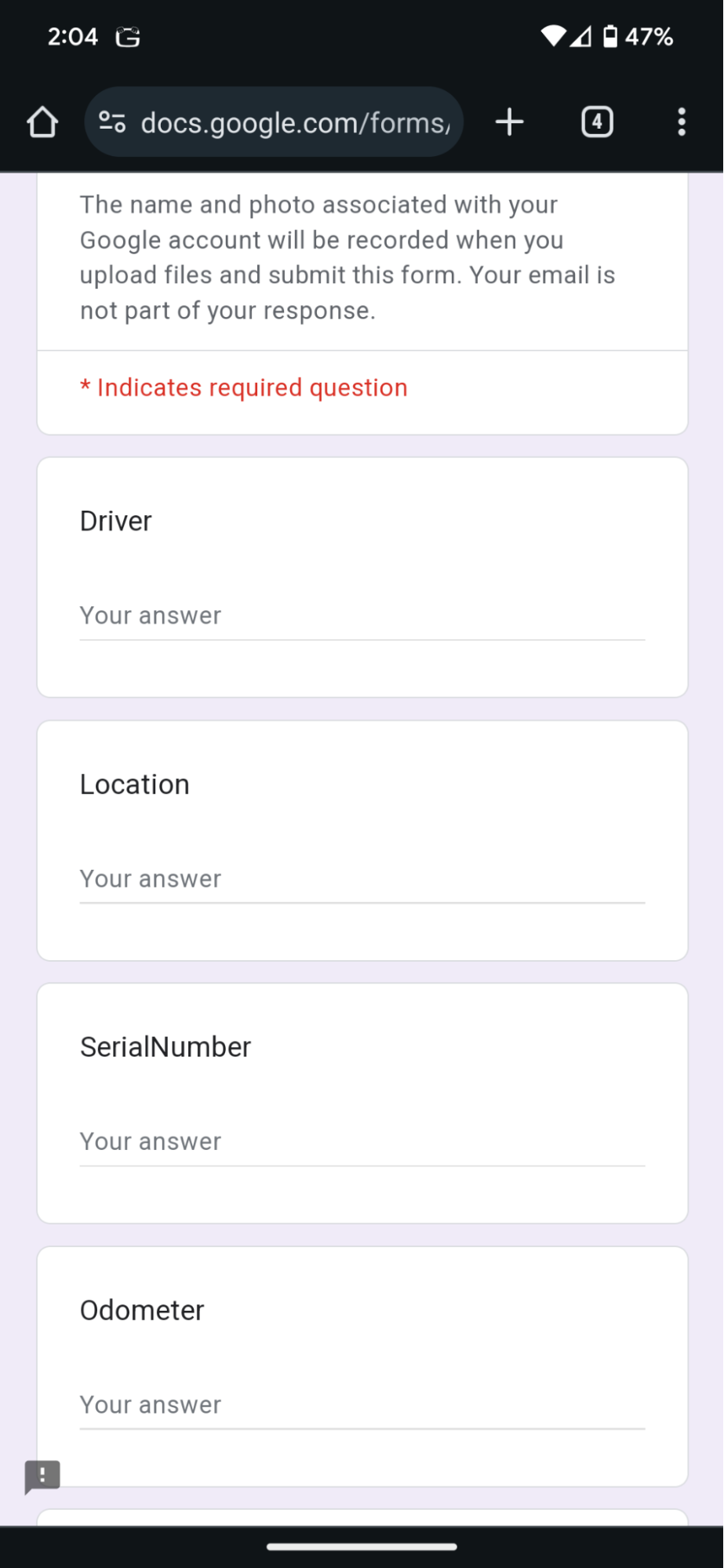 A screenshot of a Geotab Drive notification with a clickable link
