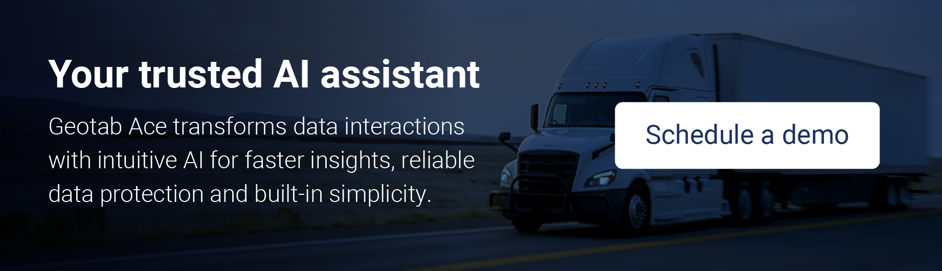 Geotab Ace transforms data interactions.