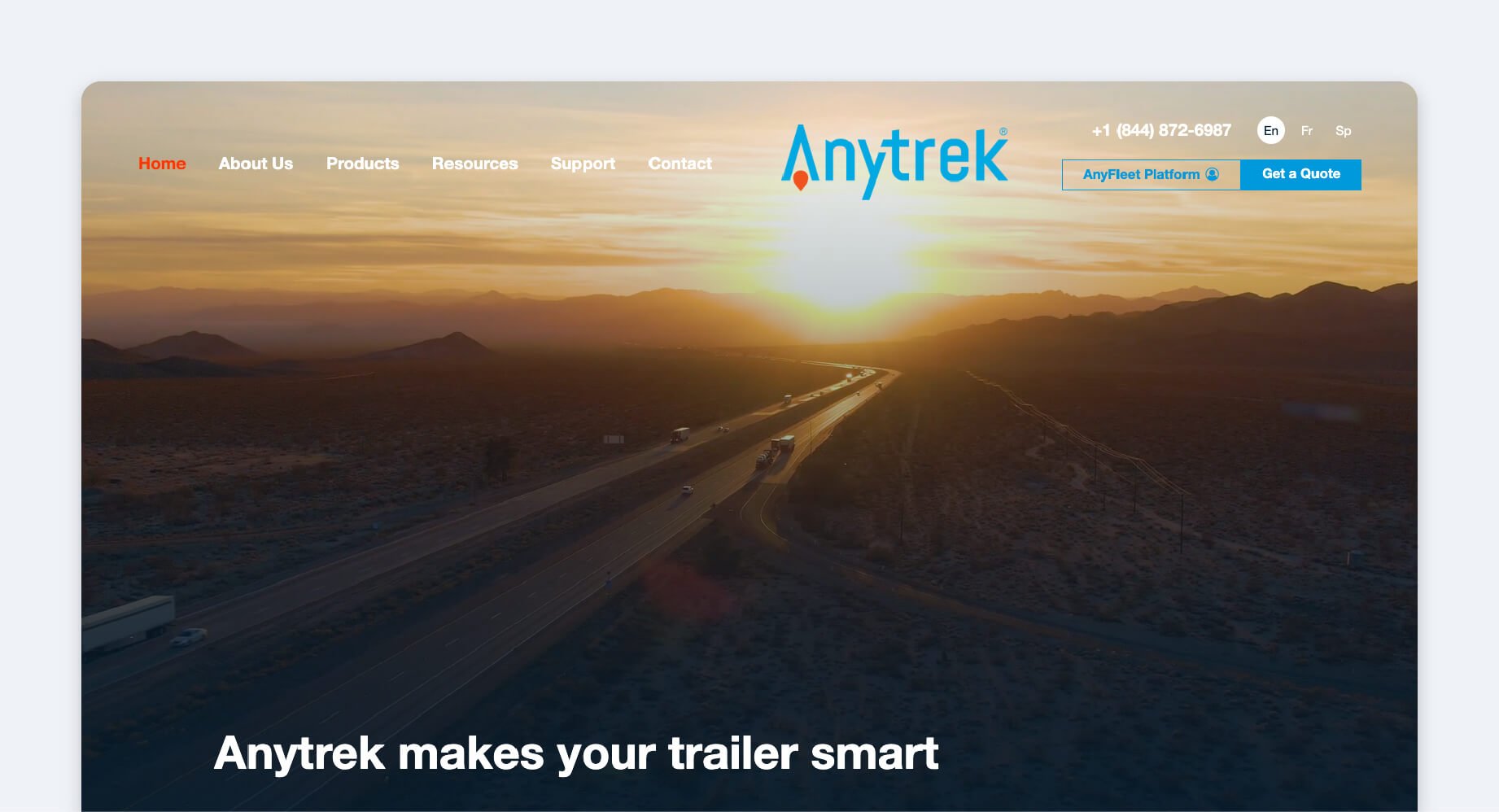 A screenshot of TrackLight