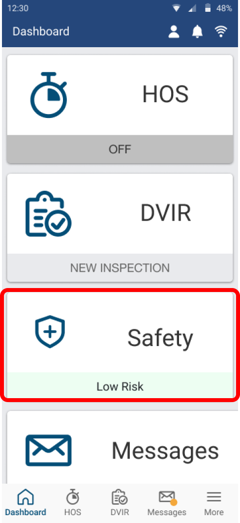 New Safety Center features: Drive App Safety and Driver Risk report Drive App Safety tile