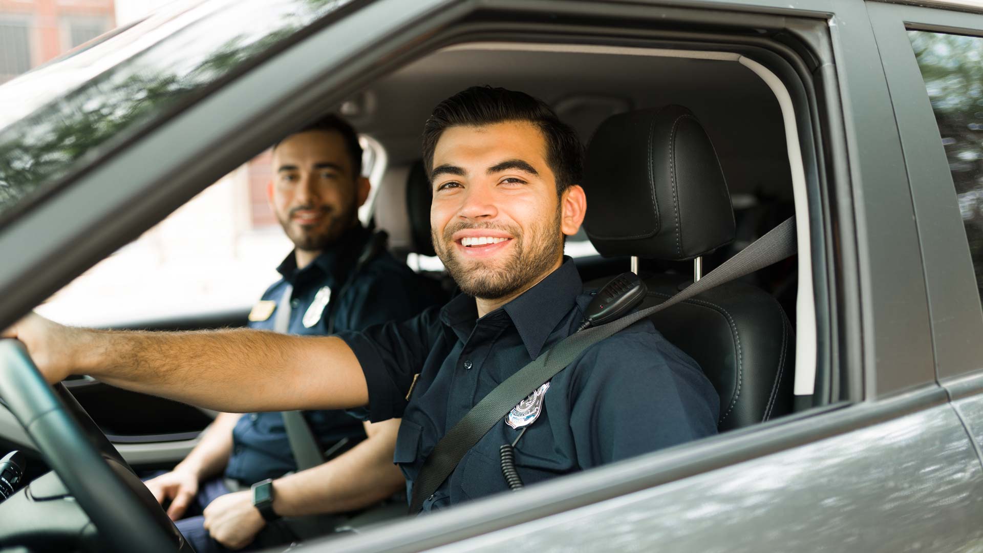 person driving a vehicle