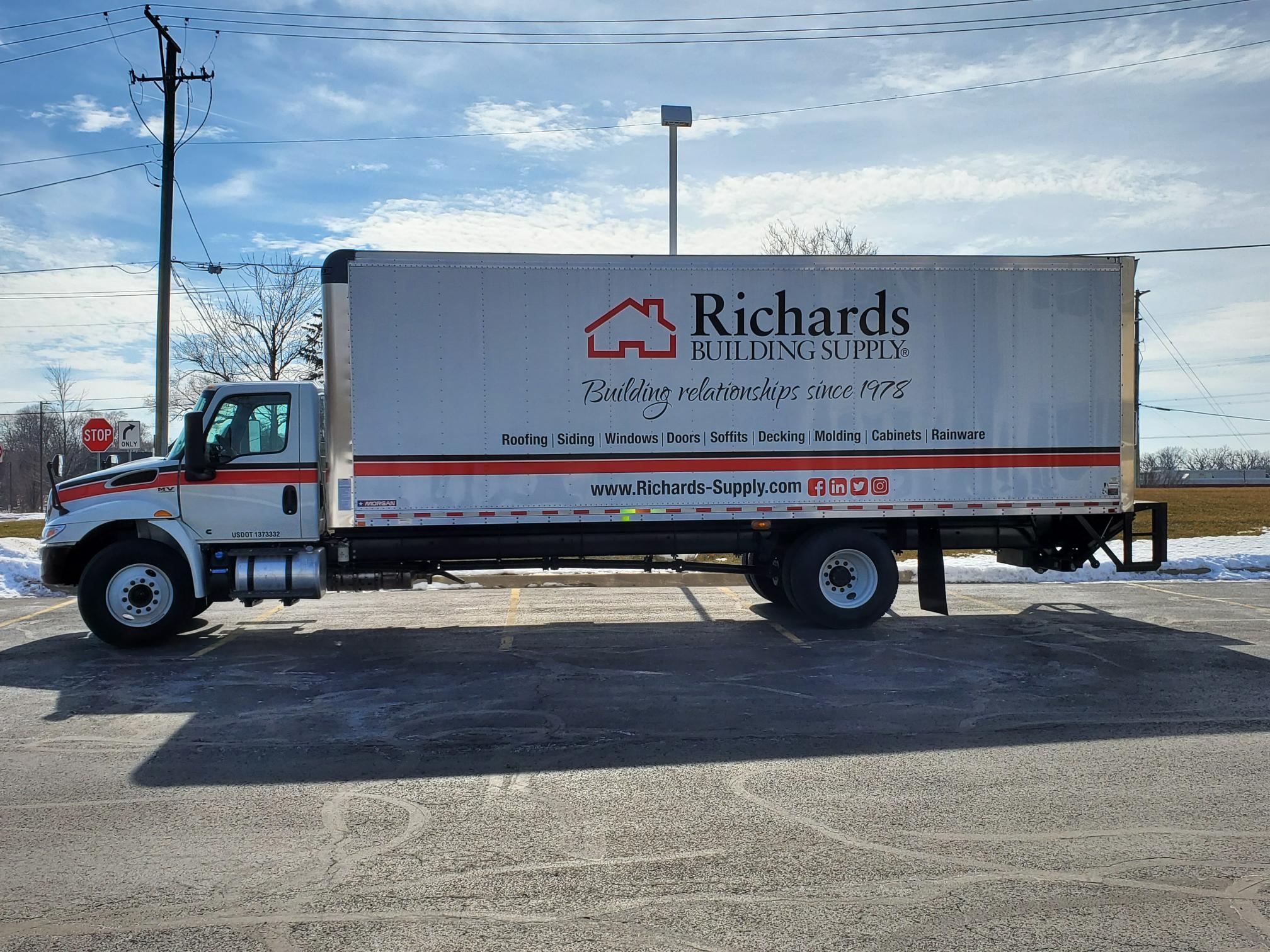 Image of Richards Building Supply truck