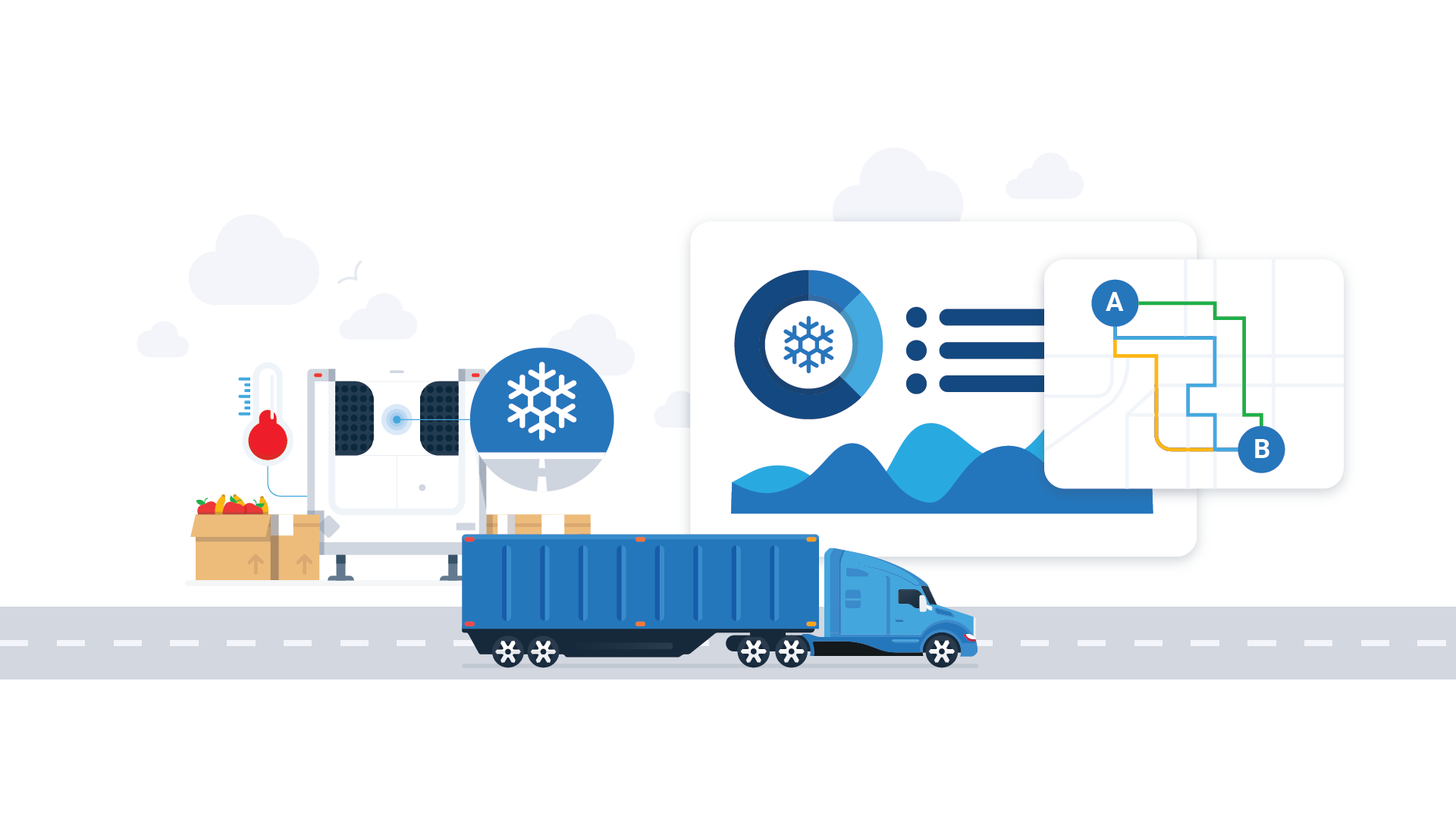 cold chain illustrations image