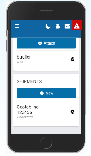 Improved UI for shipment section