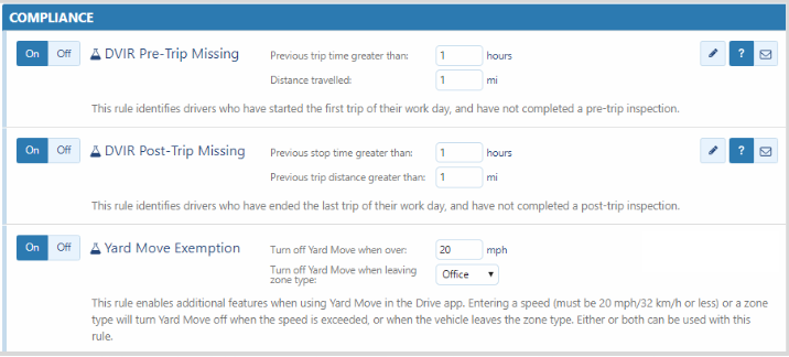 HOS-related rules additions (Feature Preview)