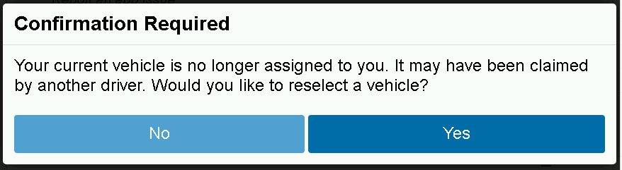 Improved logic when a driver disassociated with a vehicle