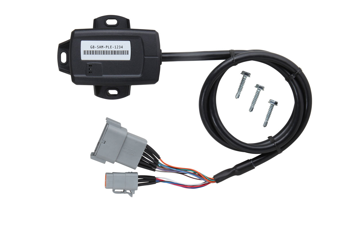 GO8 Rugged device with cables attached 