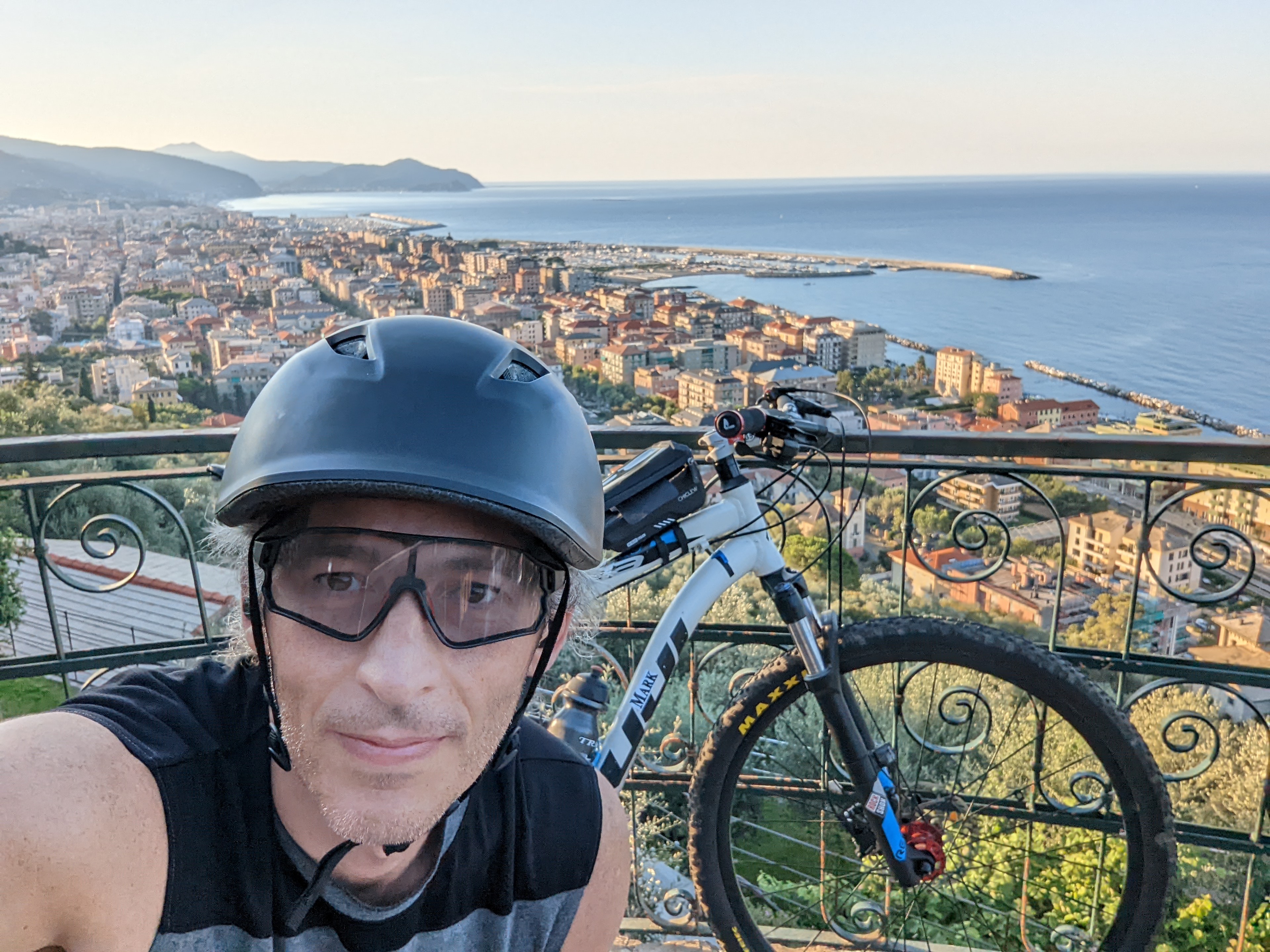 Franco Vigano cycling in Europe