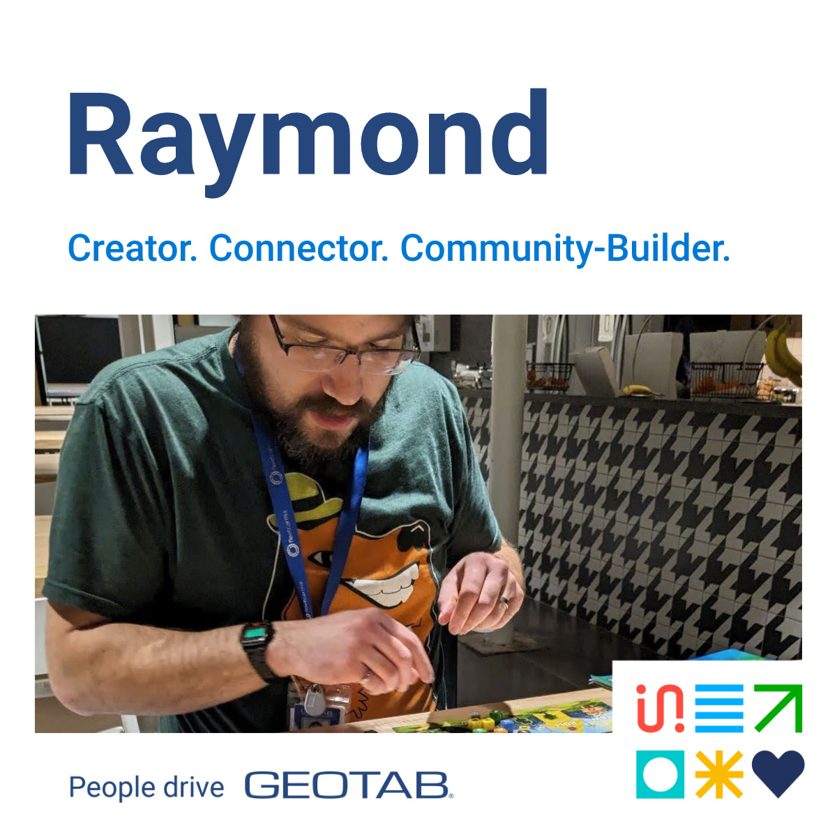 Raymond playing a board game