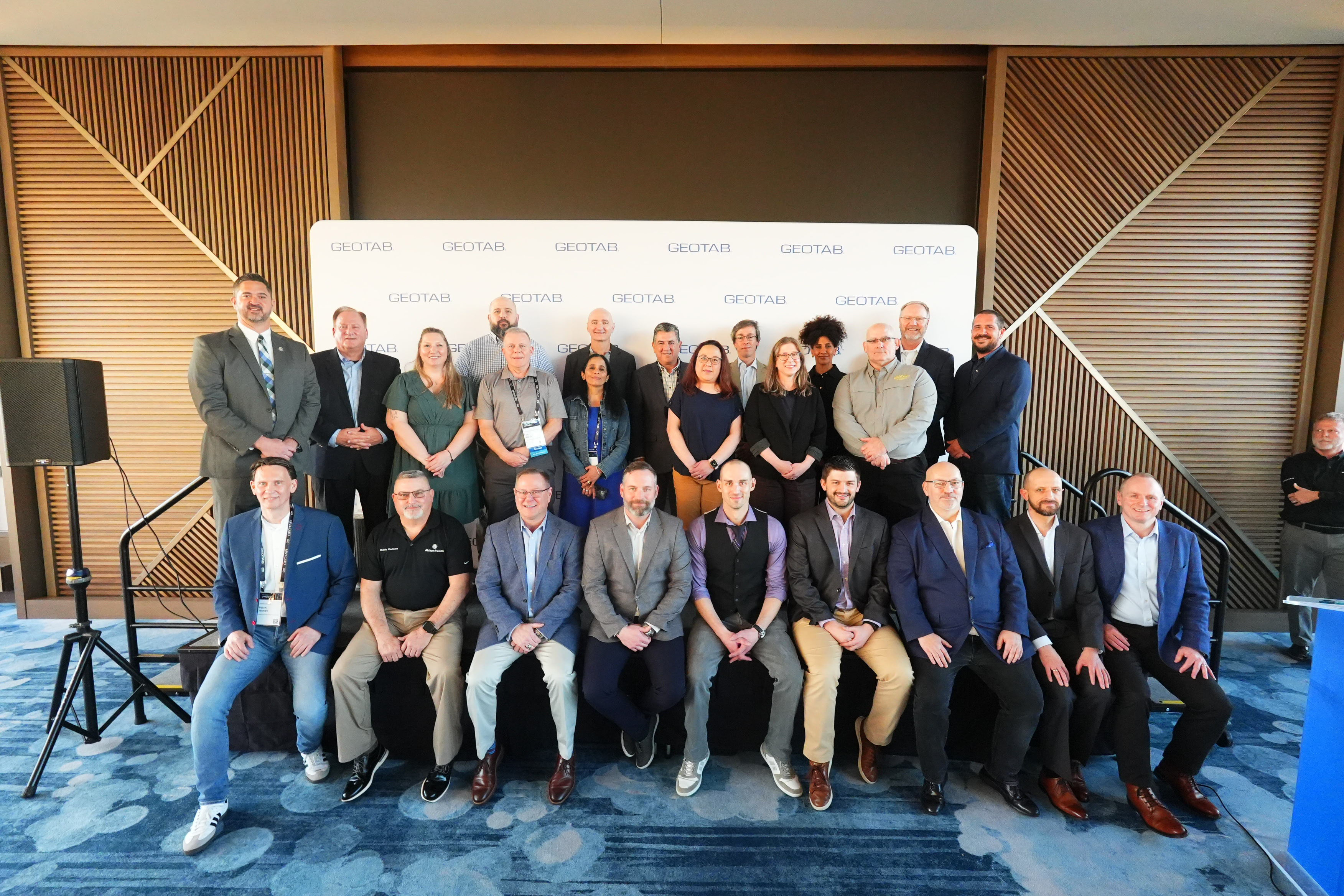 Group photo: Winners of the 2025 Geotab Innovation Awards