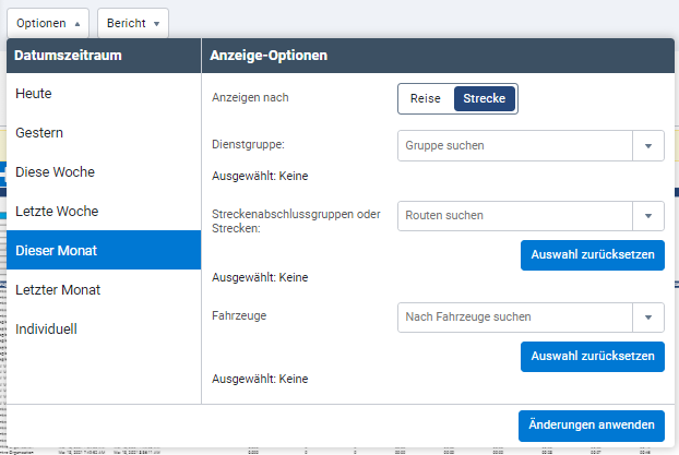 Desktopansicht Datumszeitraum