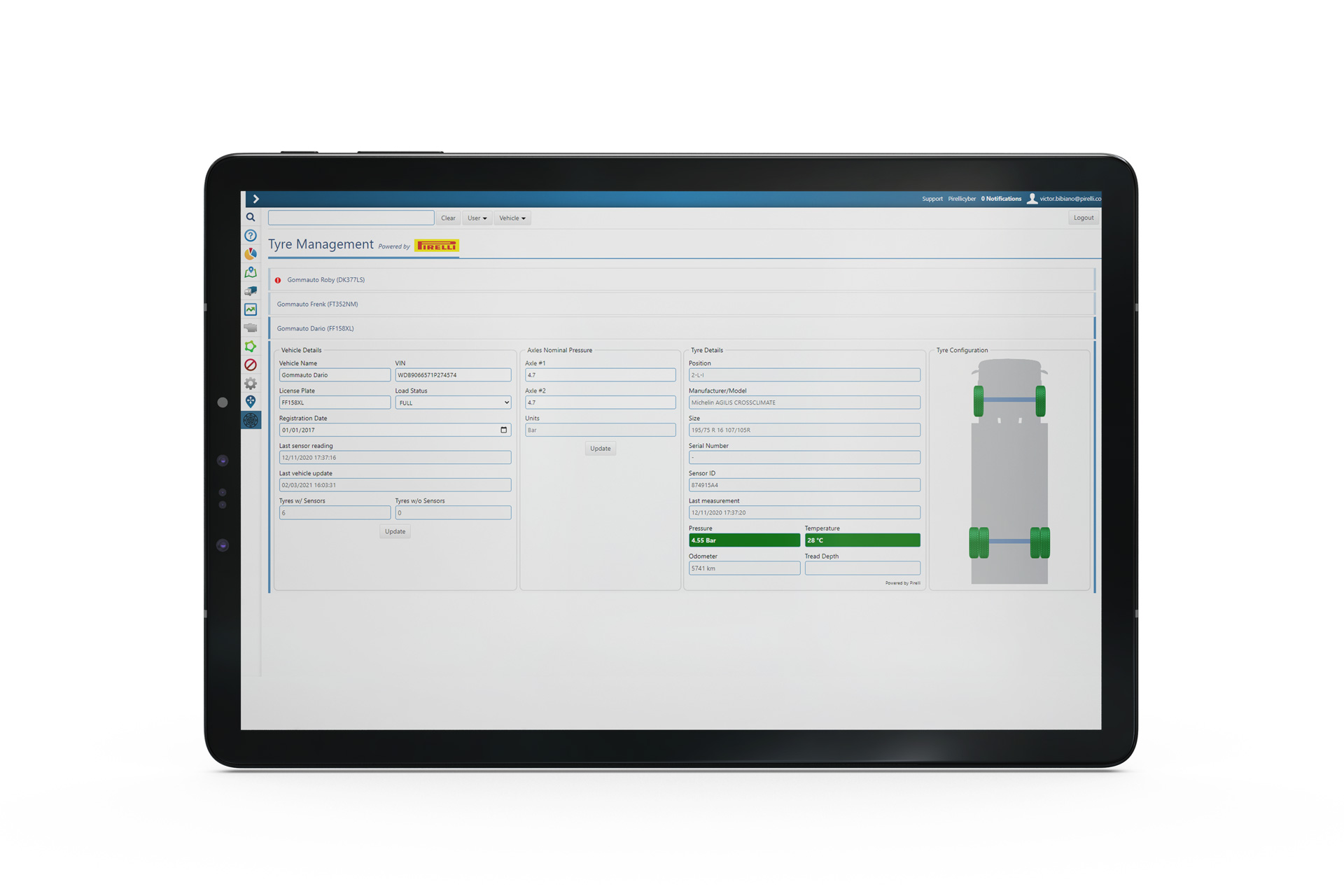 Screenshot der ezEV Analytics. Zu sehen ist die Eignungsbeurteilung eines 2013 Chevy Cruze.