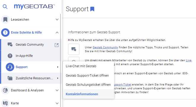 Verbesserte Kontaktinformationen