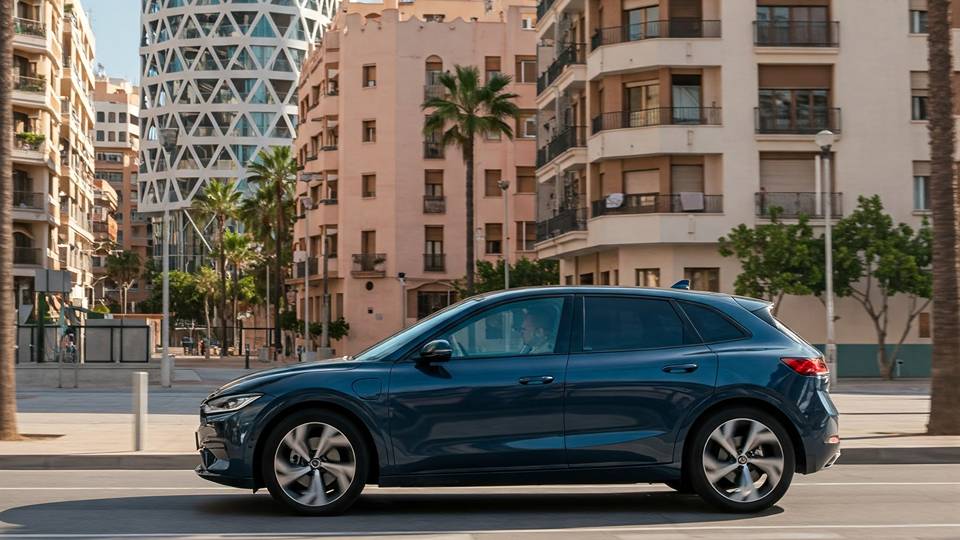 coche en calle española
