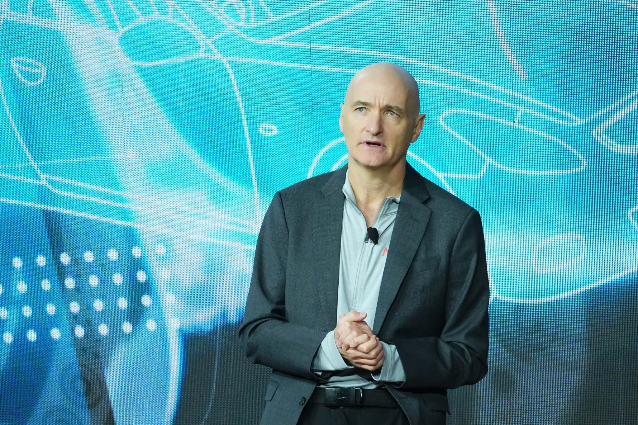 Neil Cawse, CEO de Geotab en conferencia magistral en Geotab Connect.