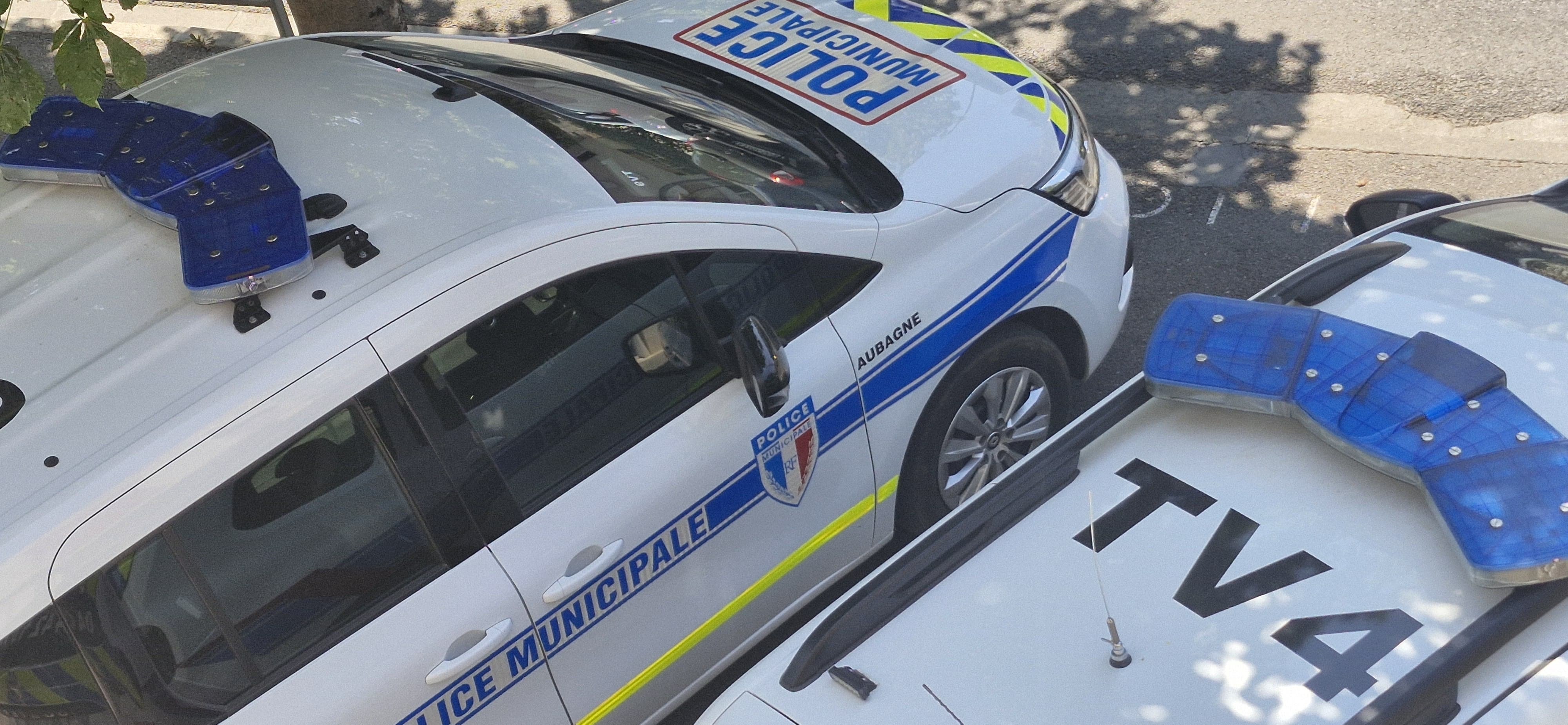 Flotte de véhicules Police Municipale d'Aubagne
