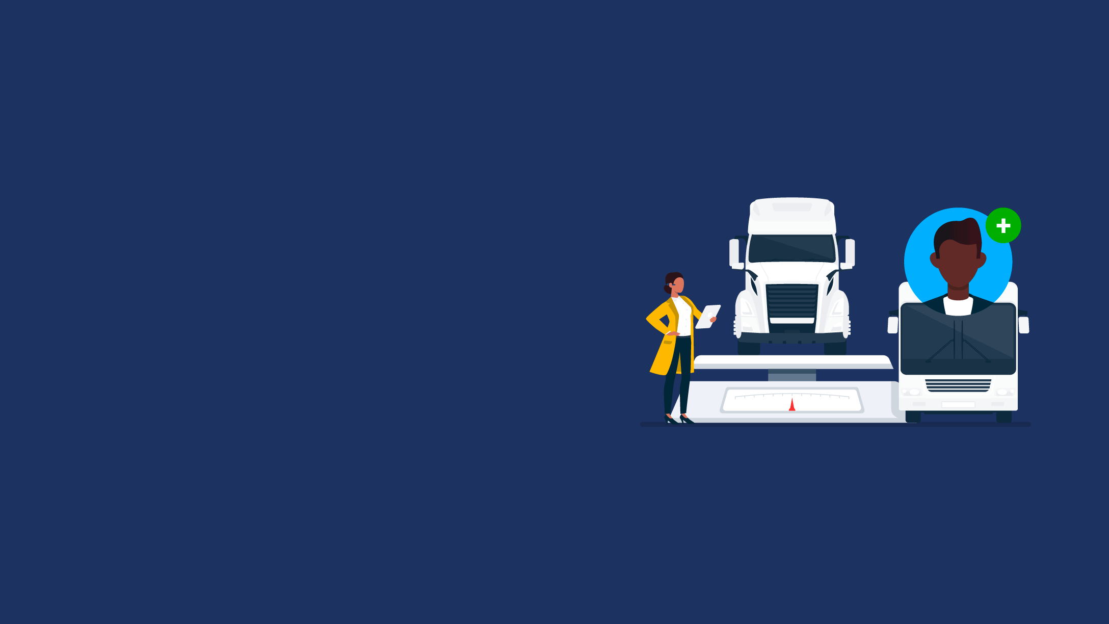 commercial motor vehicle illustration