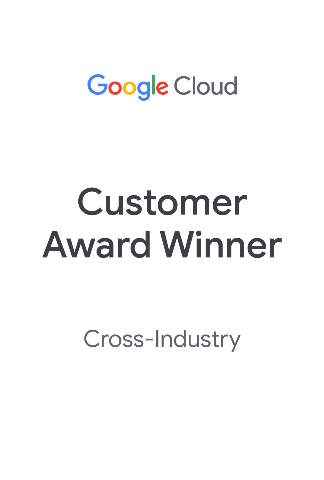 Google Cloud Award