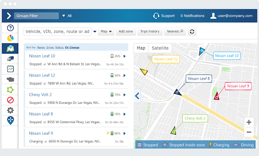 Immagine di MyGeotab sull