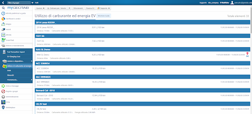 Immagine di MyGeotab sull