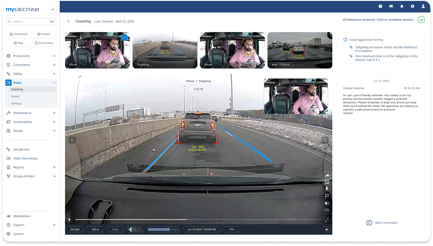geotab go focus plus alerts