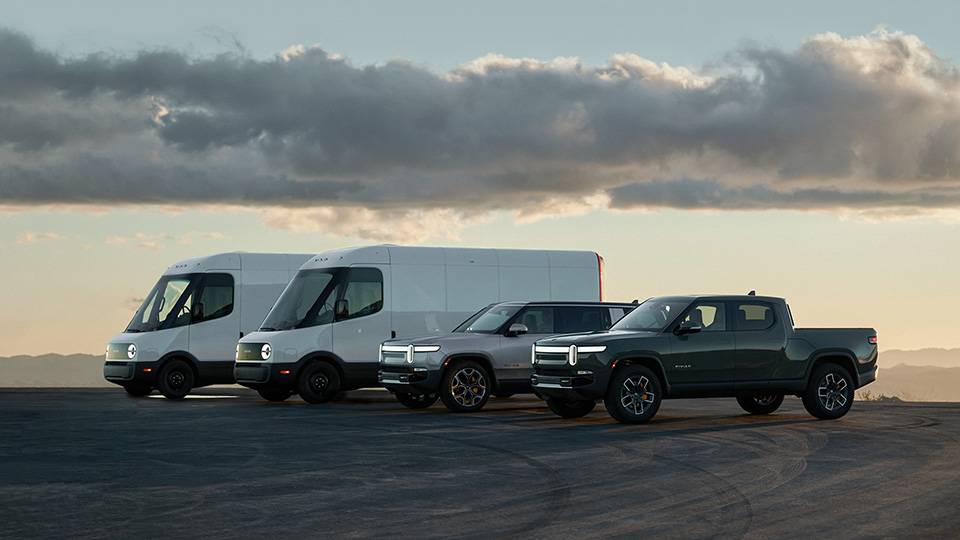 Rivian vehicles