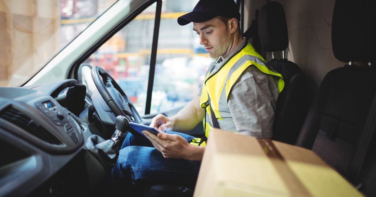 Driver in last mile vehicle