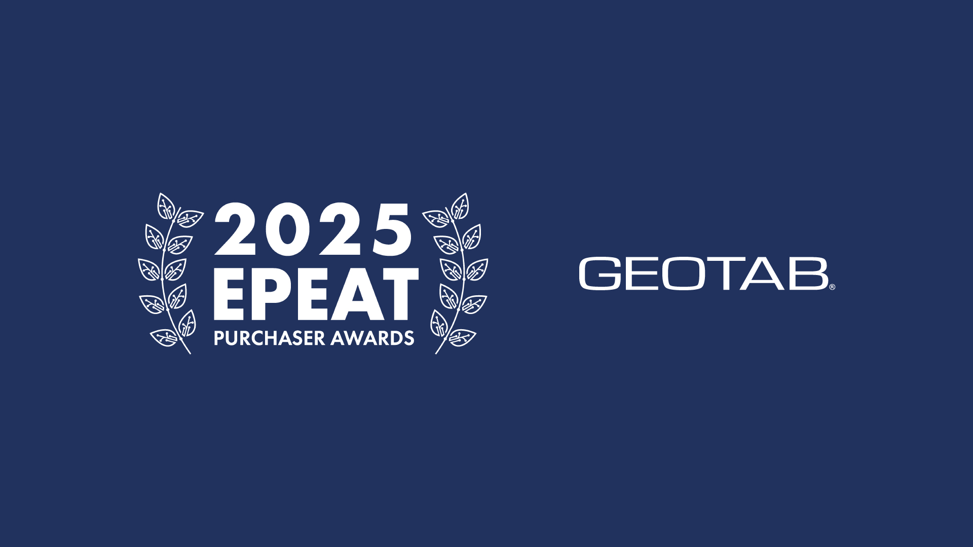 EPEAT Logo with Geotab Logo