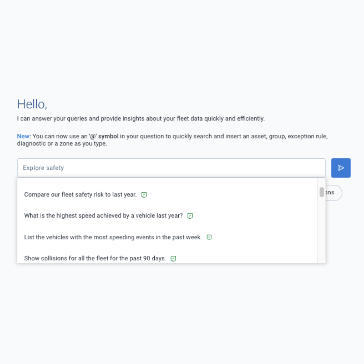 Geotab Ace interface