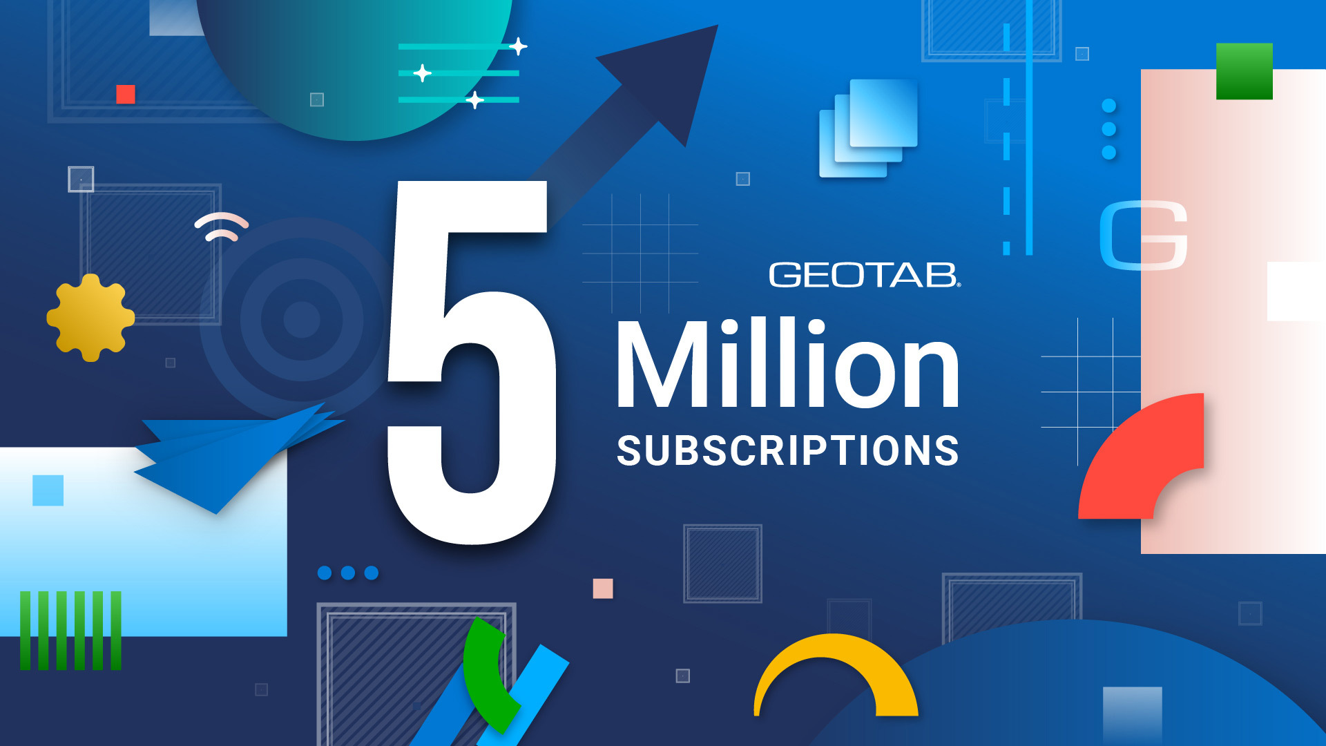 5 million subscriptions logo