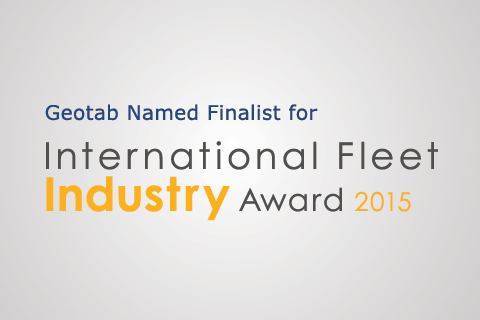 Geotab named finalist for International Fleet Industry Award 2015