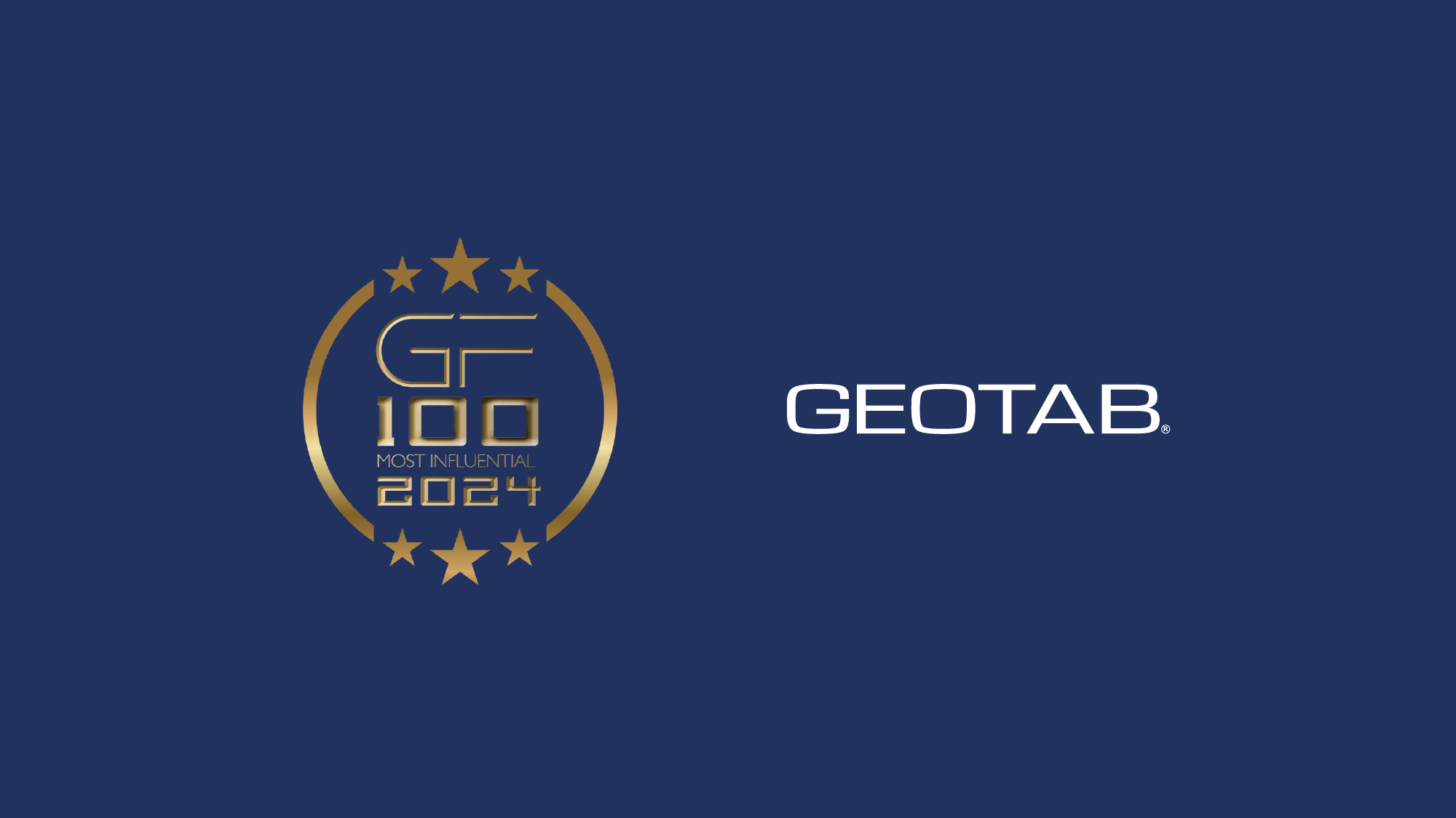 GreenFleet 100 logo and Geotab logo